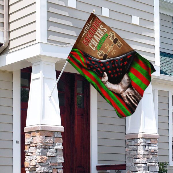 Juneteenth Flag: Still Breaking Chains - THB2130F - Image 4