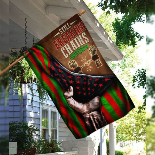 Juneteenth Flag: Still Breaking Chains - THB2130F - Image 3