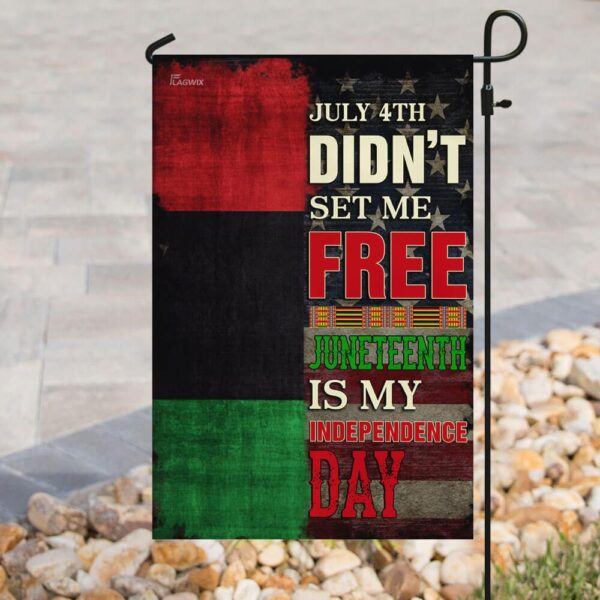 Juneteenth Is My Independence Day. African American Flag THB2104F - Image 8