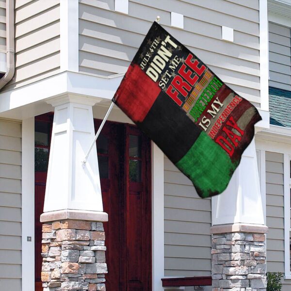 Juneteenth Is My Independence Day. African American Flag THB2104F - Image 4