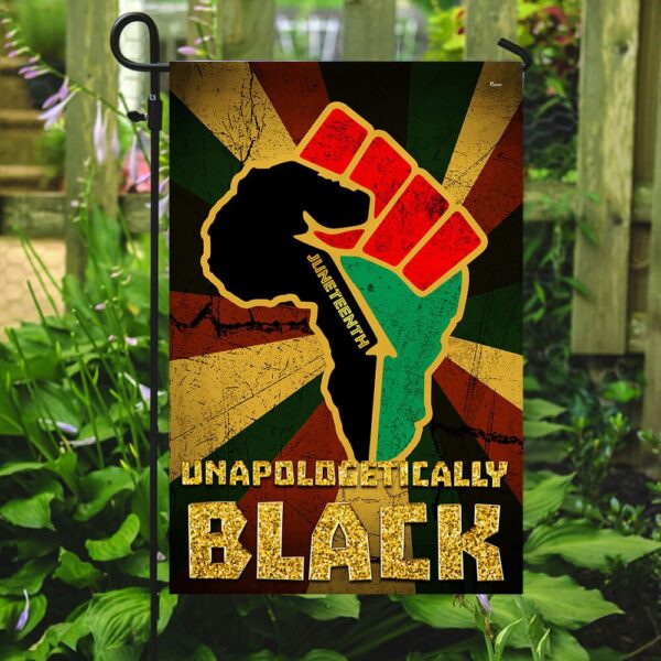 Juneteenth Unapologetically Black Flag PSL35F - Image 2