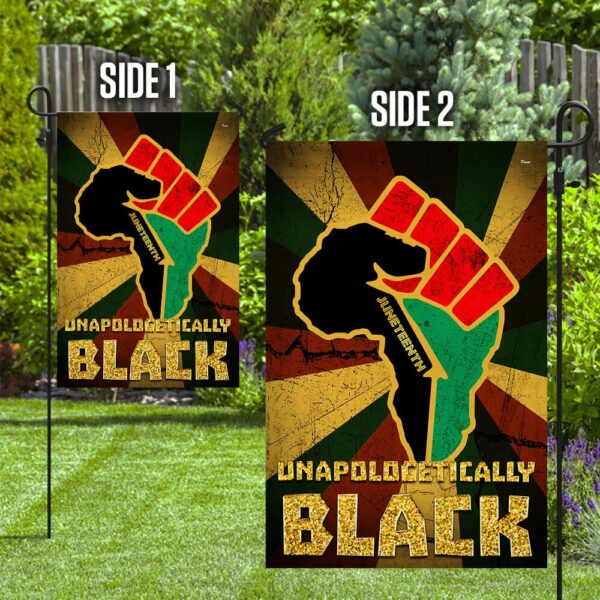 Juneteenth Unapologetically Black Flag PSL35F - Image 5