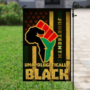 Juneteenth Unapologetically Black Flag PSL35Fv1