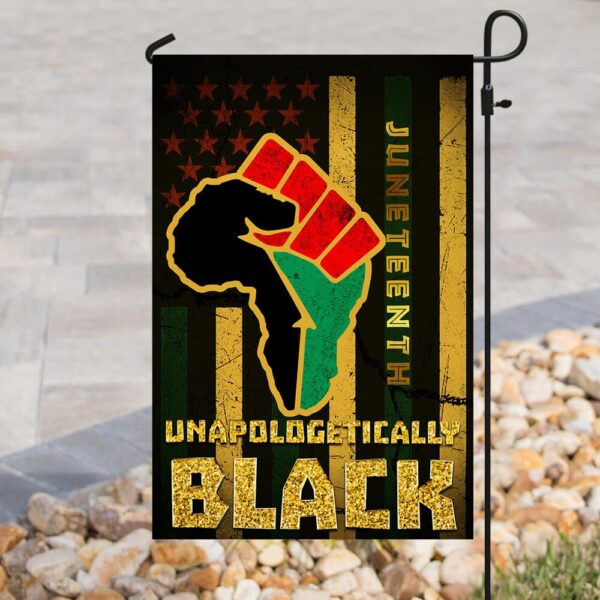 Juneteenth Unapologetically Black Flag PSL35Fv1 - Image 3