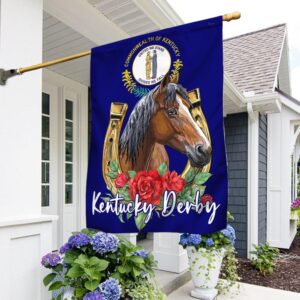 Kentucky Derby Horse Racing Flag | TQN1173F