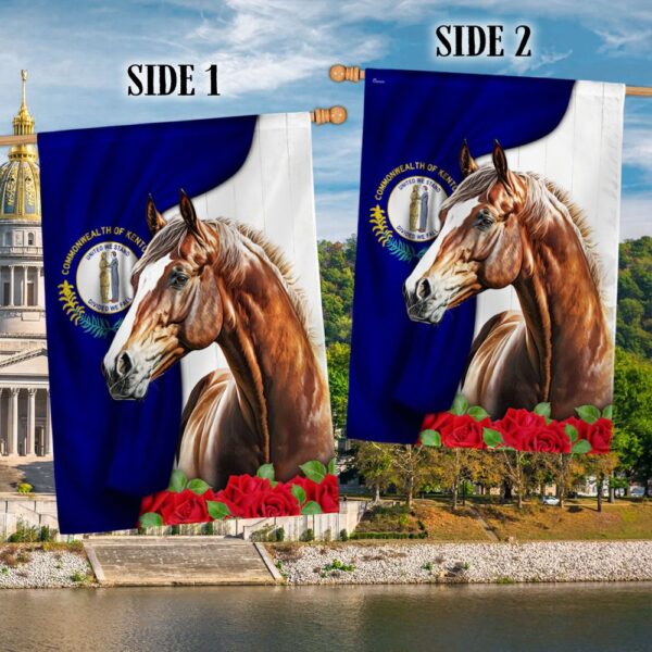 Kentucky Derby Horse Racing Flag: TQN1178F - Image 2