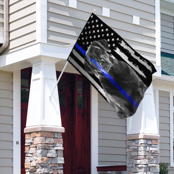 K9 Labrador Retriever Police Dog Flag | THB2142F1 - Image 4