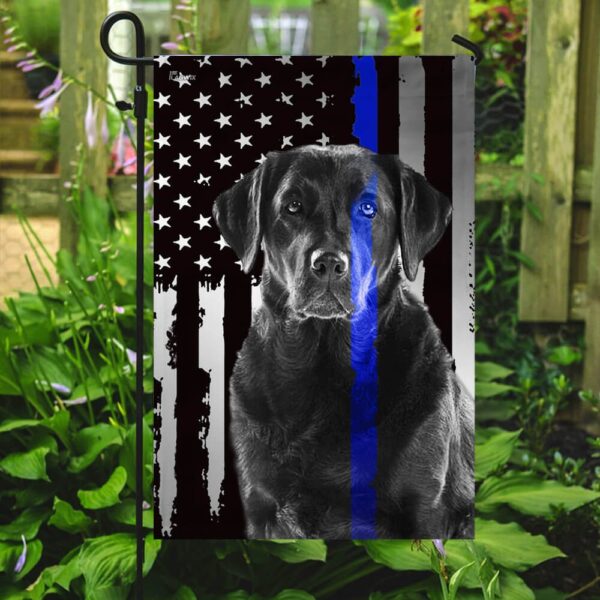 K9 Labrador Retriever Police Dog Flag | THB2142F1 - Image 7