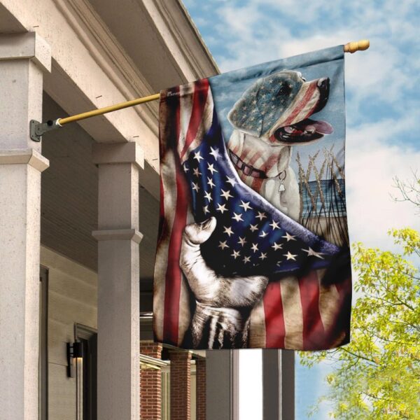 Patriotic Labrador Retriever Dog T-Shirt (THN2101F1)