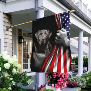 Labrador Retriever & American Flag: Patriotic Dog Lover Gift