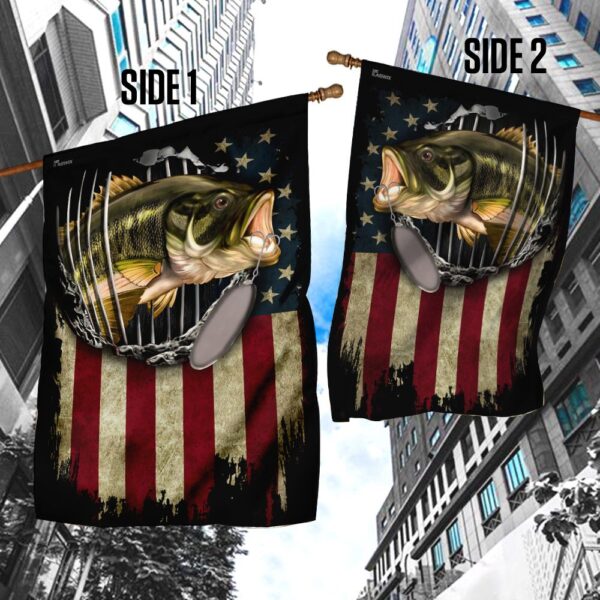 American Bass Fishing Flag: Largemouth Bass US Flag - Image 4
