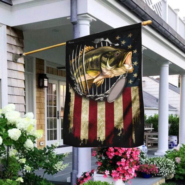 American Bass Fishing Flag: Largemouth Bass US Flag - Image 5