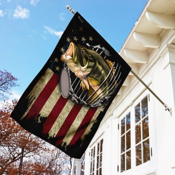 American Bass Fishing Flag: Largemouth Bass US Flag - Image 2
