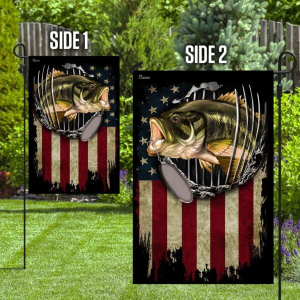 American Bass Fishing Flag: Largemouth Bass US Flag - Image 8