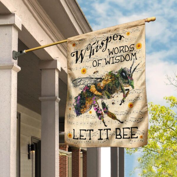 Let It Bee Flag: PN50Fv1b - Unique Bee Design Garden Flag - Image 6
