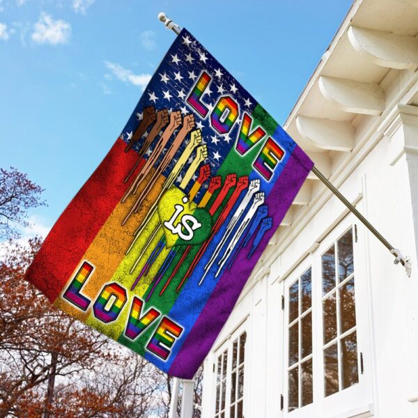 Love Is Love LGBT Pride Flag THN2217F - Image 2