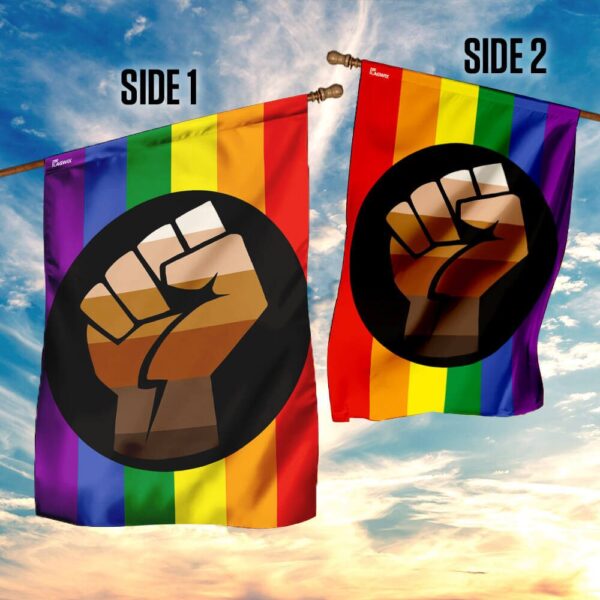 LGBTQ+ BLM Pride Flag: TRL114F - Image 5