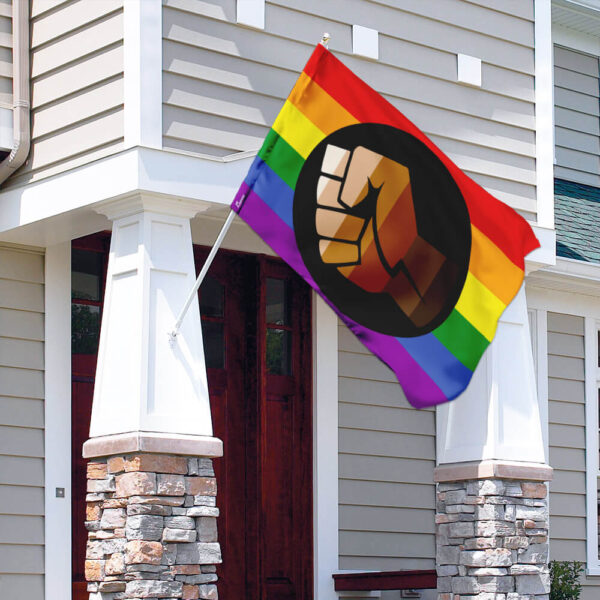 LGBTQ+ BLM Pride Flag: TRL114F - Image 4