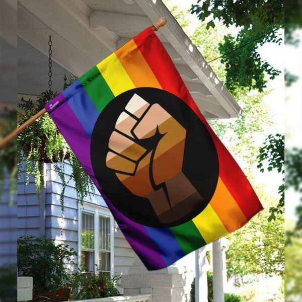 LGBTQ+ BLM Pride Flag: TRL114F - Image 3