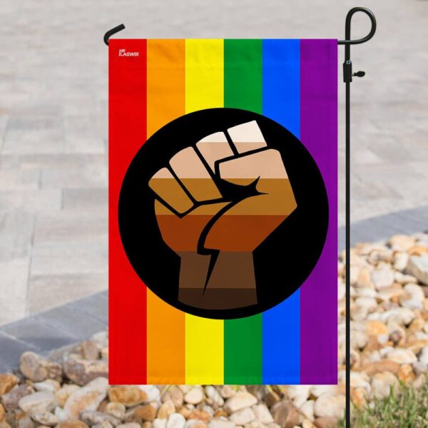 LGBTQ+ BLM Pride Flag: TRL114F - Image 8