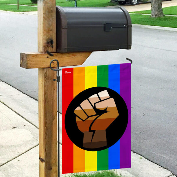 LGBTQ+ BLM Pride Flag: TRL114F - Image 9