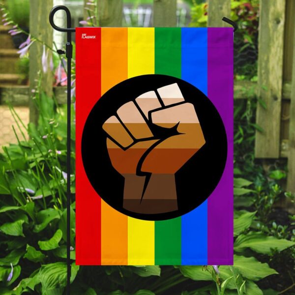 LGBTQ+ BLM Pride Flag: TRL114F - Image 7