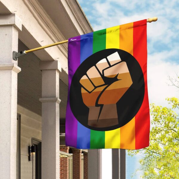 LGBTQ+ BLM Pride Flag: TRL114F