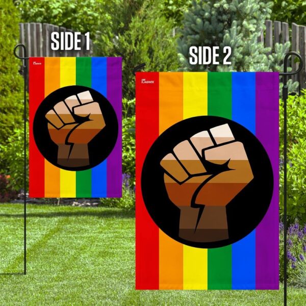 LGBTQ+ BLM Pride Flag: TRL114F - Image 10