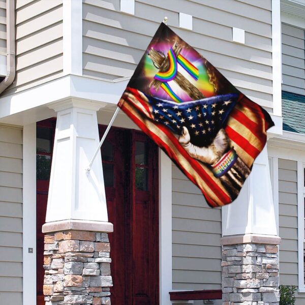LGBT Pride Christian Cross Flag THB2230F - Image 4