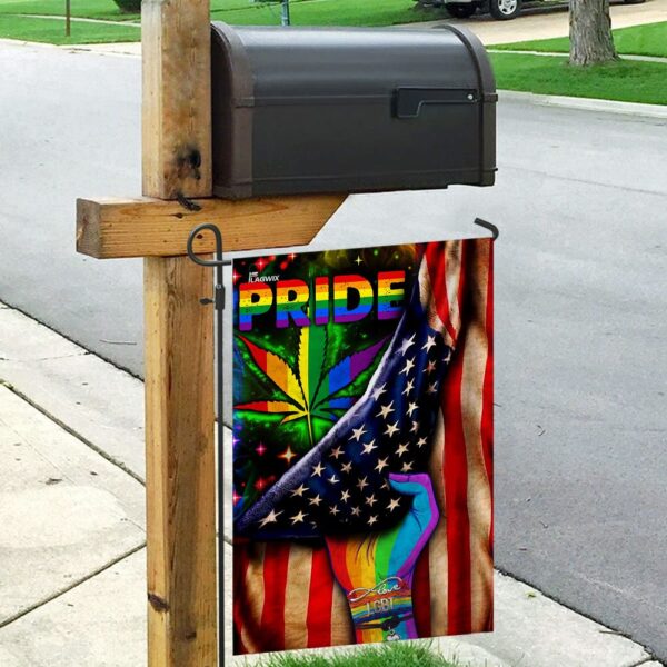 LGBT Pride Pot Leaf Flag DDH1669F - Image 9