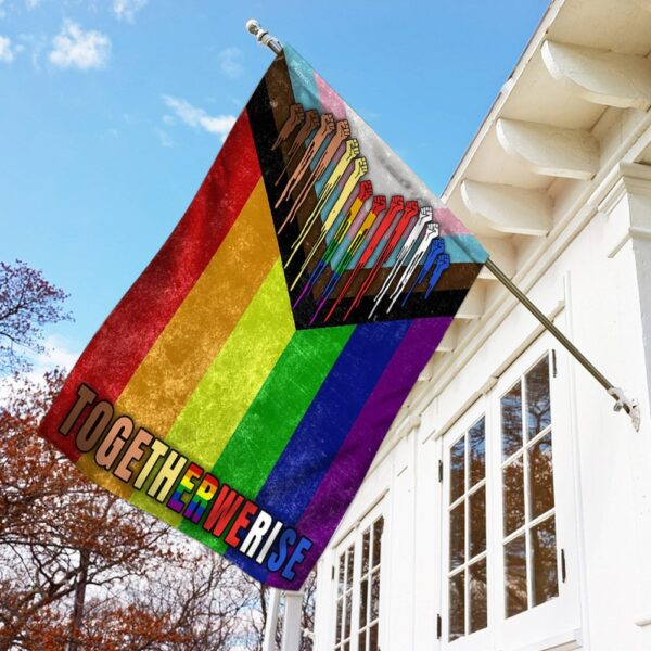 Progress Pride Flag: LGBT Rainbow Flag THN2231F - Image 2