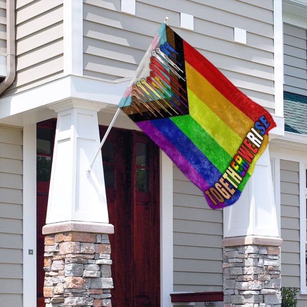 Progress Pride Flag: LGBT Rainbow Flag THN2231F - Image 4
