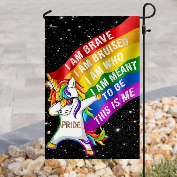 LGBTQ+ Pride Unicorn Brave Flag: Show Your Colors - Image 7