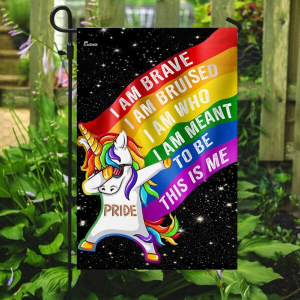 LGBTQ+ Pride Unicorn Brave Flag: Show Your Colors - Image 6