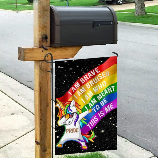 LGBTQ+ Pride Unicorn Brave Flag: Show Your Colors - Image 8