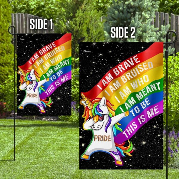 LGBTQ+ Pride Unicorn Brave Flag: Show Your Colors - Image 9