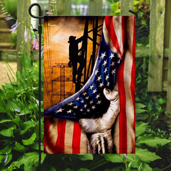 Lineman American US Flag THN2218F - Image 7