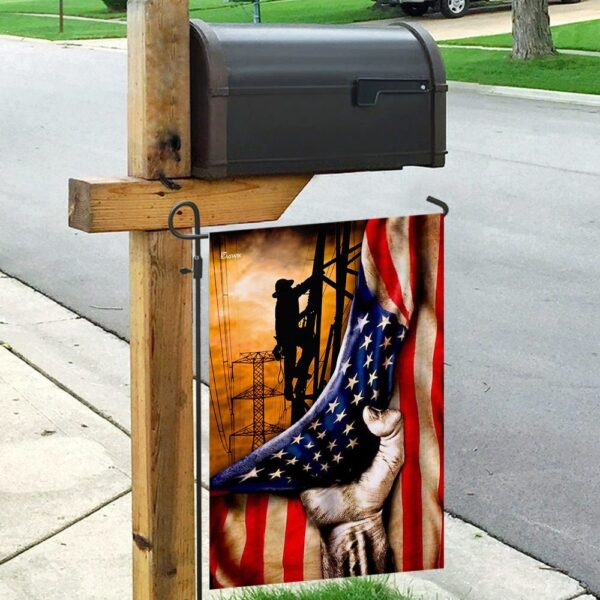 Lineman American US Flag THN2218F - Image 9