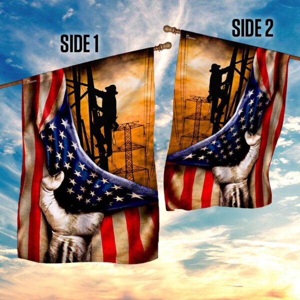 Lineman American US Flag THN2218F - Image 5