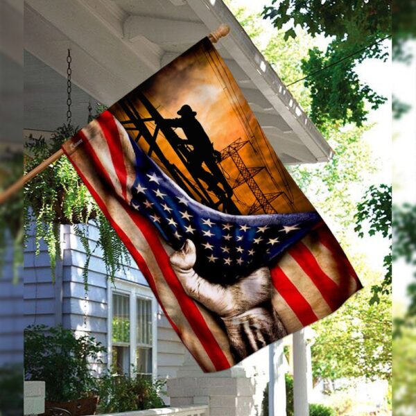Lineman American US Flag THN2218F - Image 3