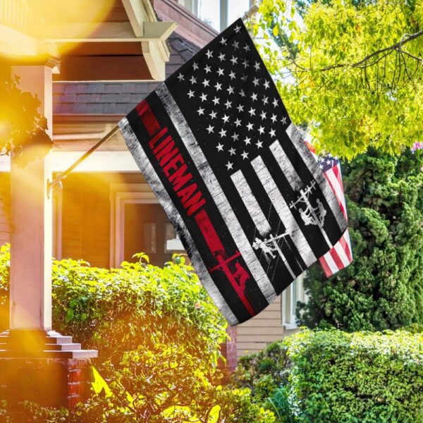 Lineman Pride American US Flag - Image 5