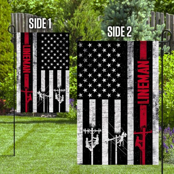 Lineman Pride American US Flag - Image 8