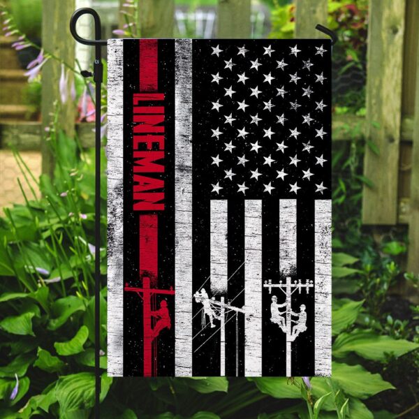 Lineman Pride American US Flag - Image 7