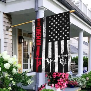 Lineman Pride American US Flag