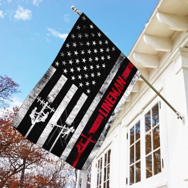 Lineman Pride American US Flag - Image 4