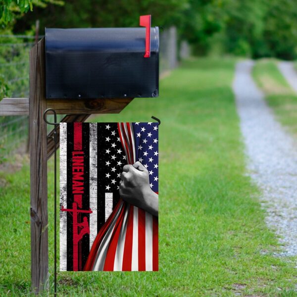 Lineman Pride US Flag: American Lineman V2 - Image 9