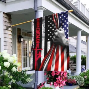 Lineman Pride US Flag: American Lineman V2