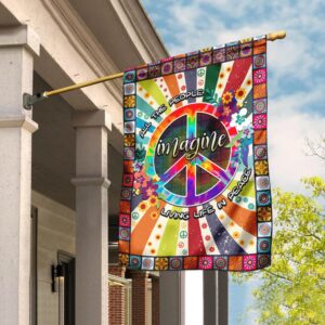 Peace Hippie Flag: Embrace Tranquility & Freedom