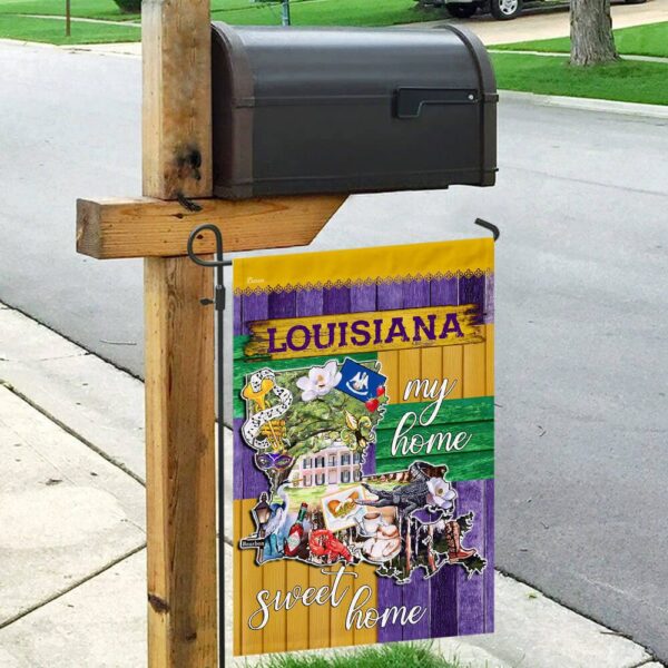 Louisiana - My Home Sweet Home Flag - Image 9