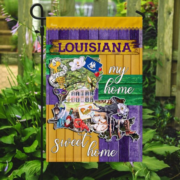 Louisiana - My Home Sweet Home Flag - Image 7